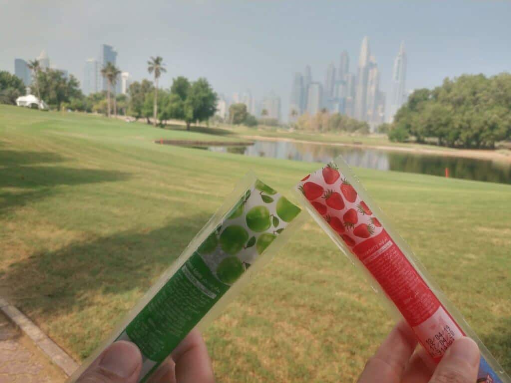 un peu de fraicheur sur le gof à Dubai