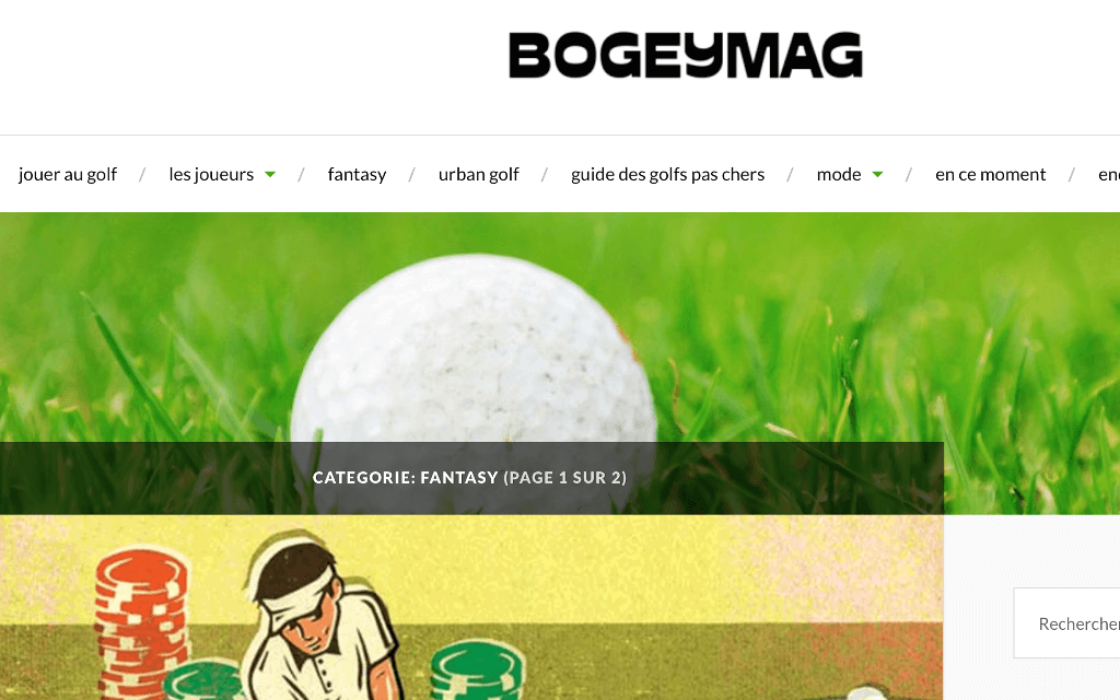 Accueil Blog BogeyMag