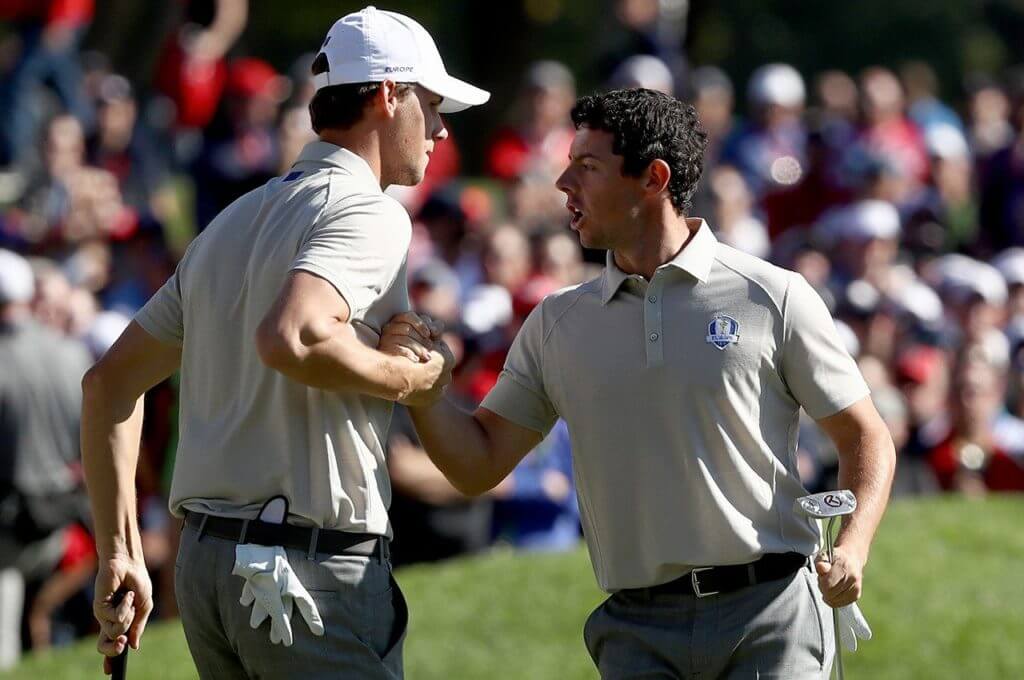 McIlroy - Pieters - Ryder Cup 2016