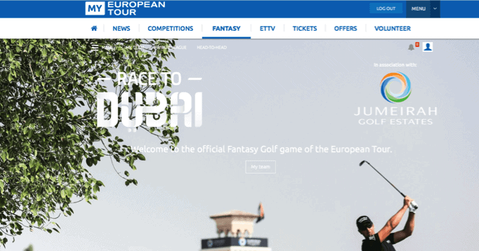 Fantasy Golf - European Tour
