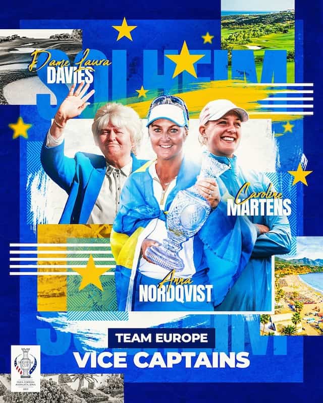Vice capitaines - Solheim Cup 2023